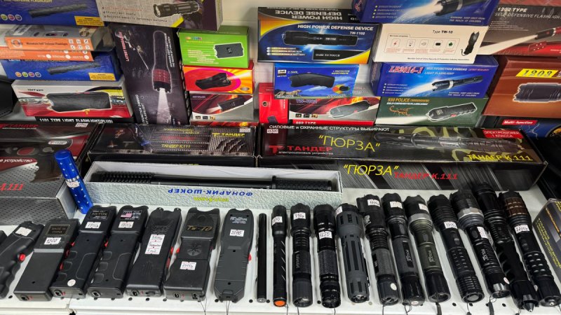 Большой ассортимент электрошокеров на рынке