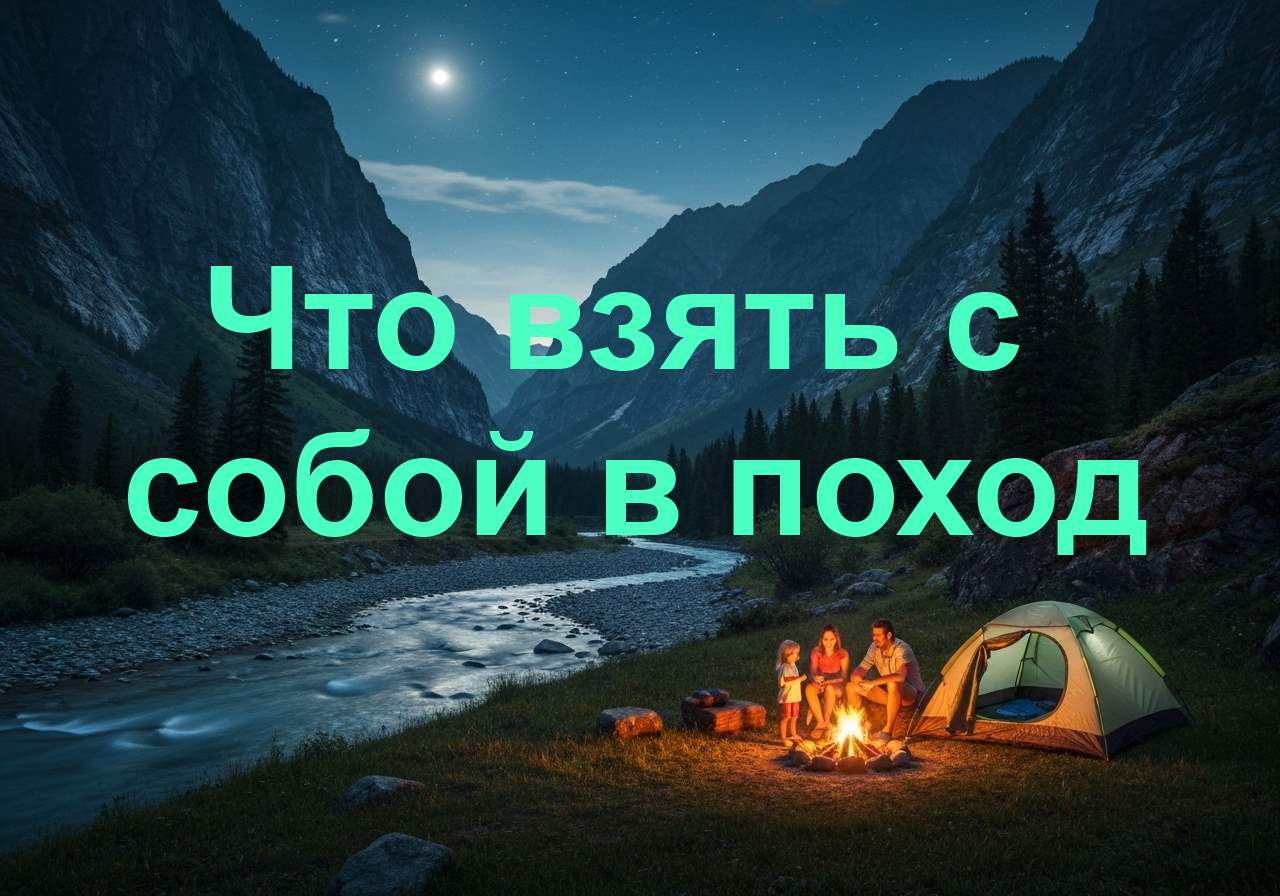 Что взять в поход: Полный список необходимых вещей