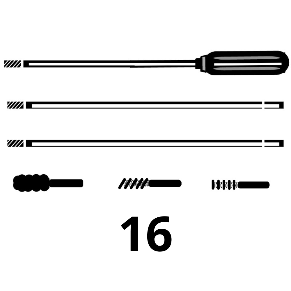 Наборы для чистки 16 калибра