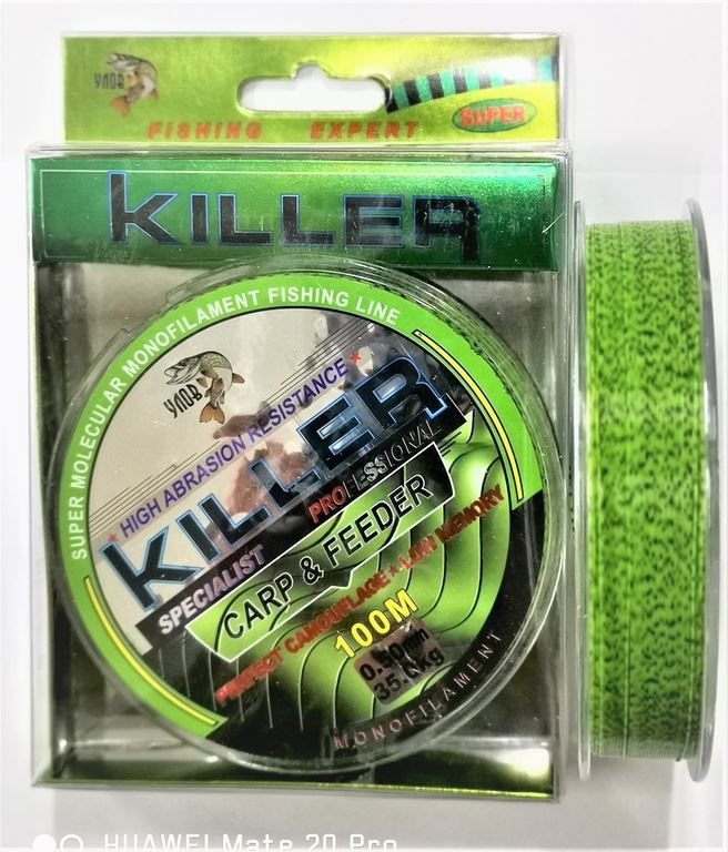 Леска Killer 3D зеленая