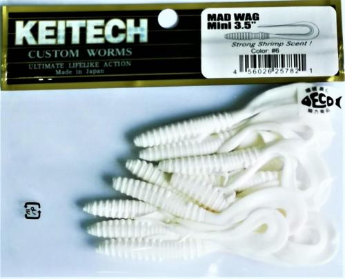 Виброхвост Keitech Mad Wag 3.5" N6