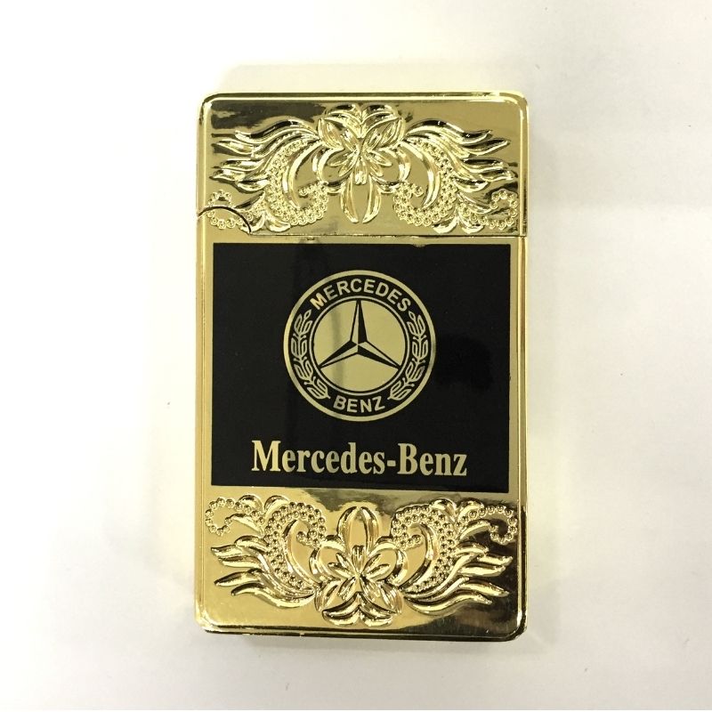 Зажигалка турбо Merсedes-Benz золотая