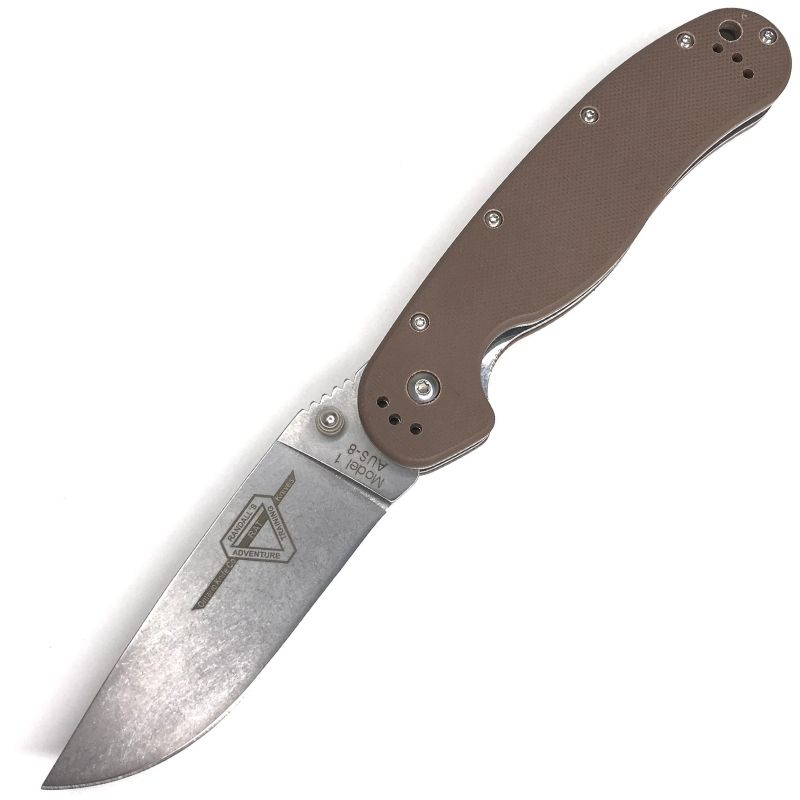Складной нож Ontario RAT-1 Коричневый