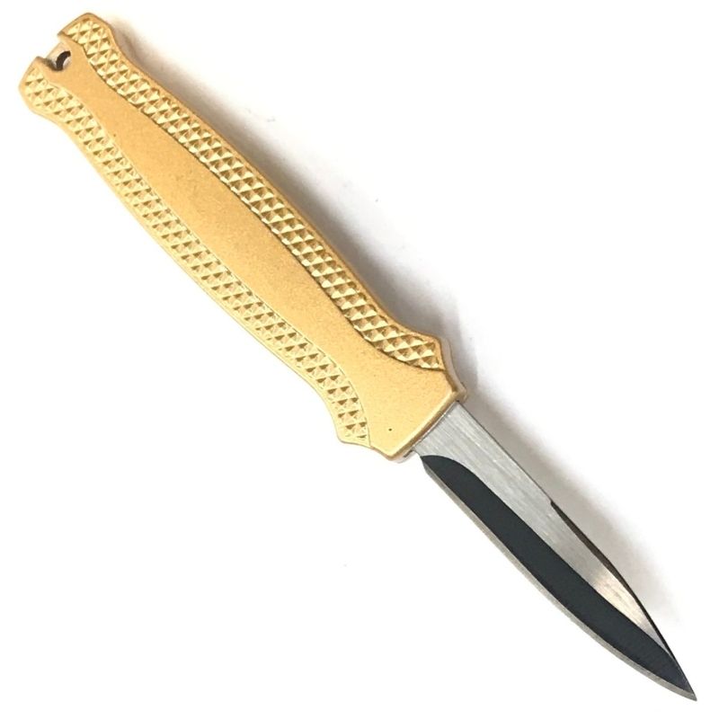 Фронтальный нож Mini Tactic Золотой