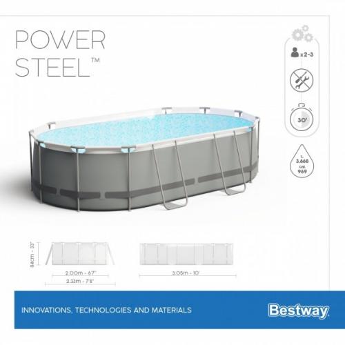 Каркасный бассейн 5614A Bestway Power Steel