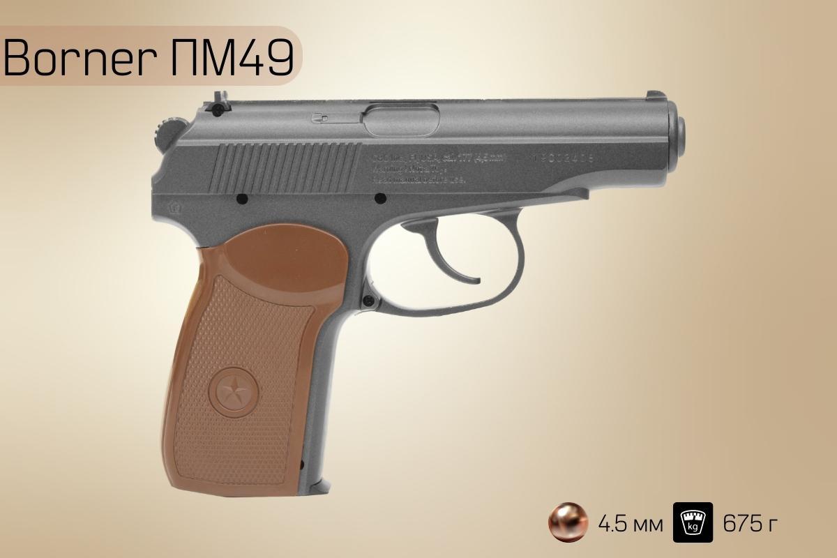 Пистолет пневматический Borner ПМ49