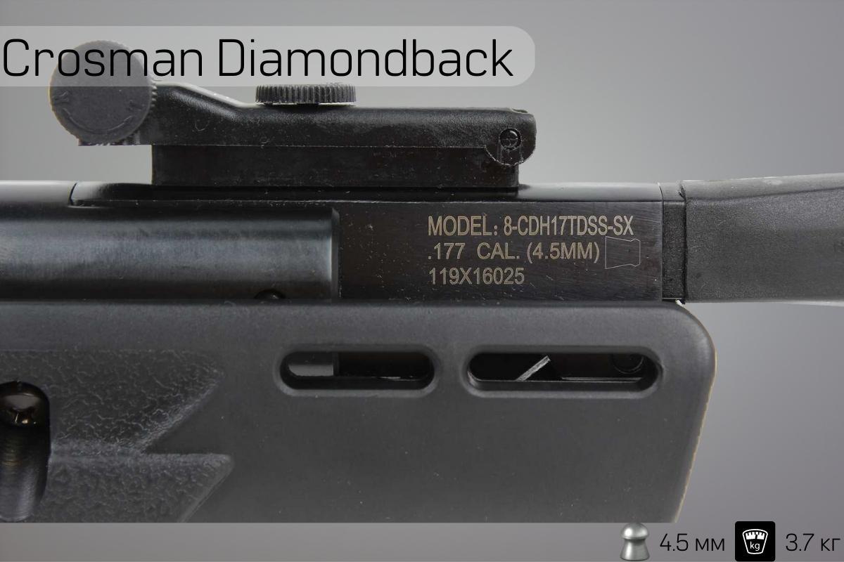Маркировка винтовки Crosman Diamondback