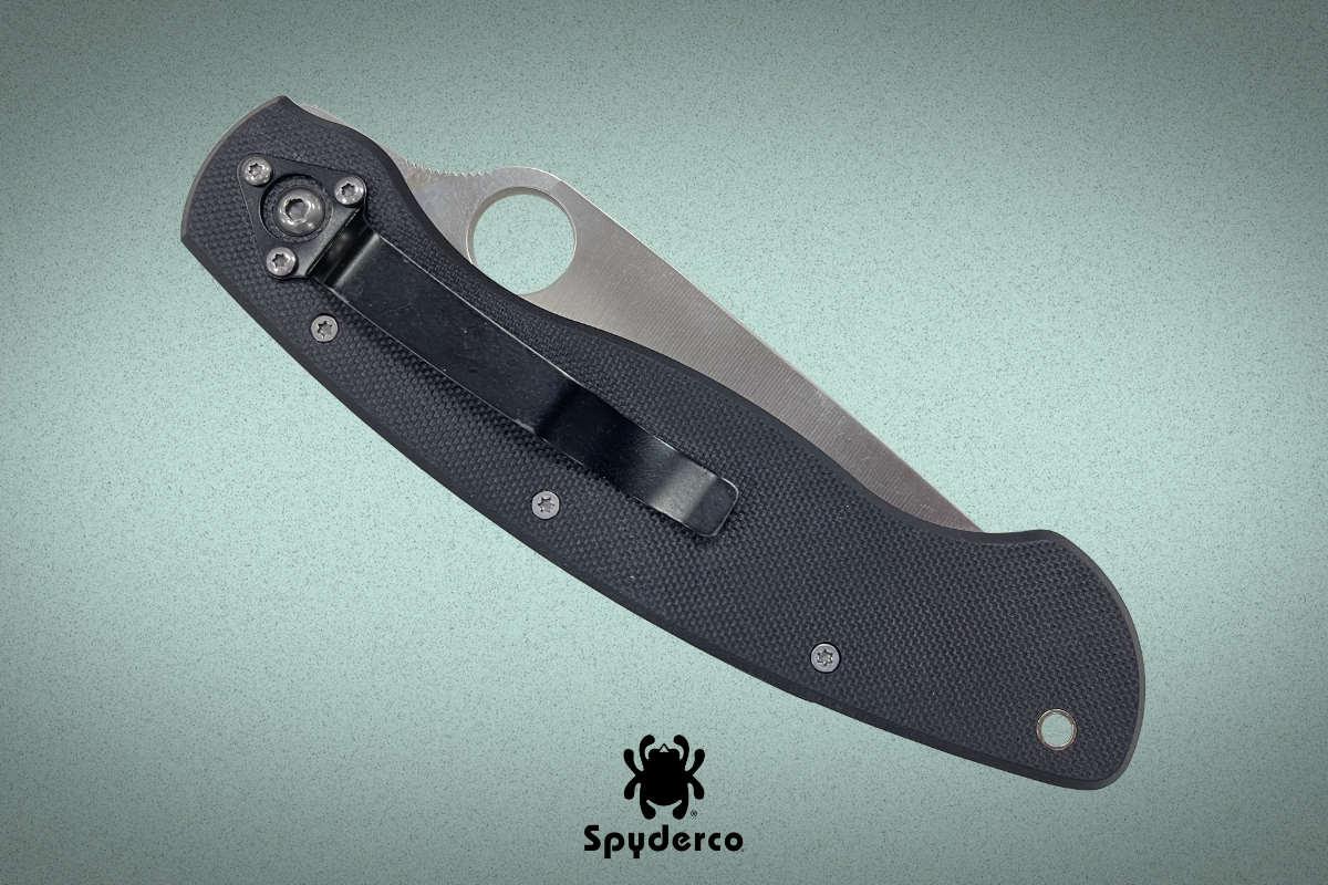 Нож Spyderco Military с клипсой