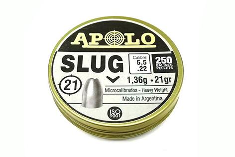 Пули APOLO Slug 5,5мм 1,36гр 250шт