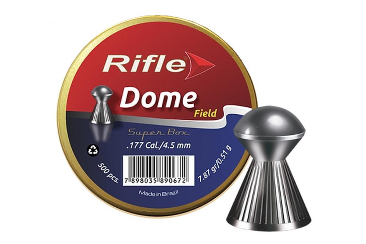 Пули Rifle Field Series Dome 4,5мм 0,51гр 500шт