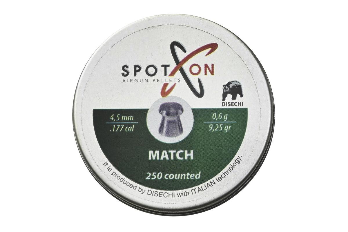 Пули Spoton Match 4,5мм 0,60гр 250шт
