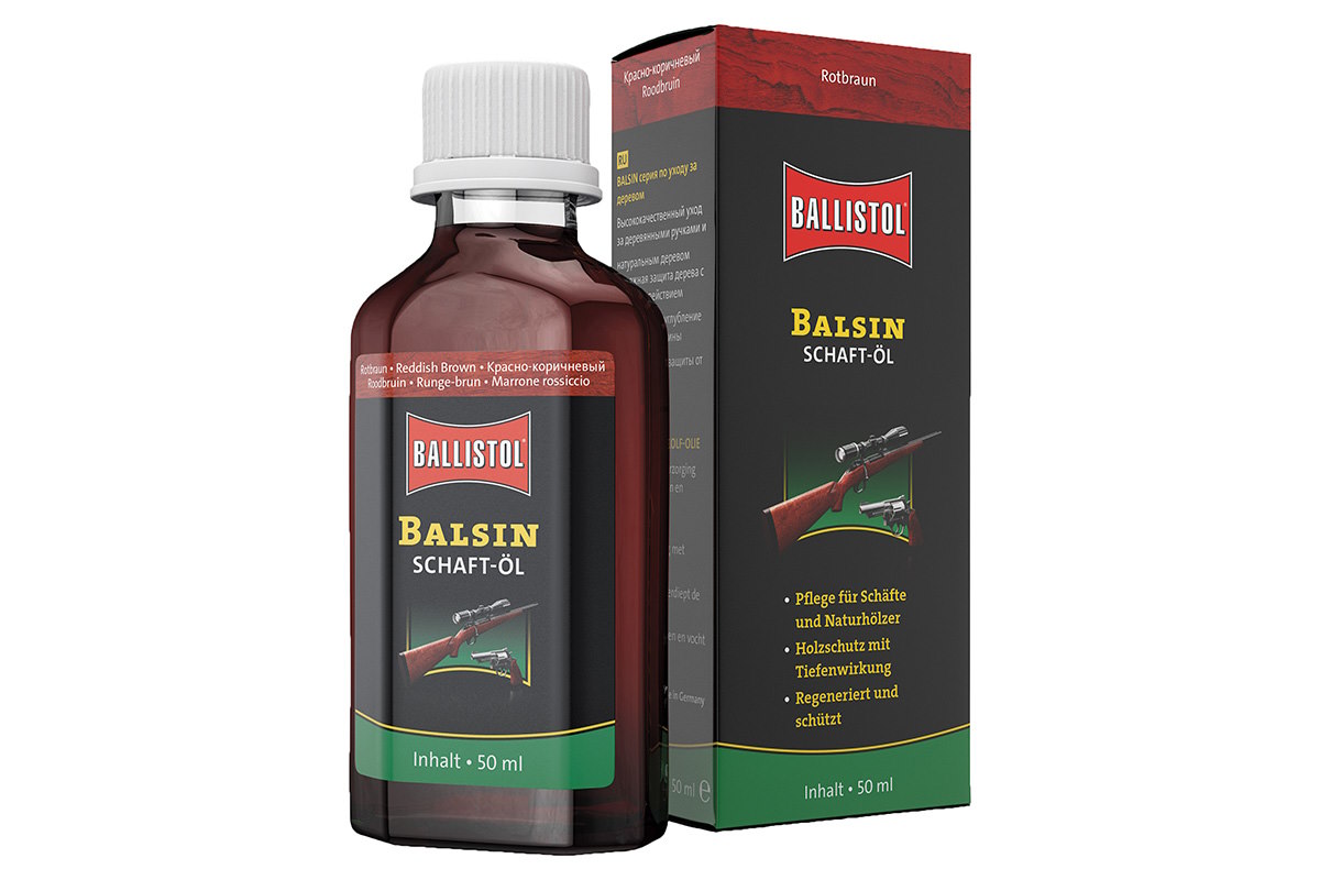 Средство Ballistol Balsin Schaftol для обработки дерева (красно-бурый) 50мл
