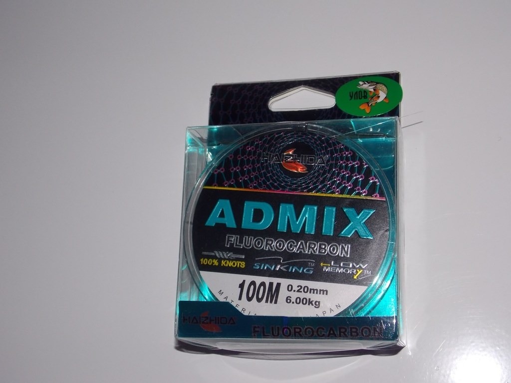 Флюрокарбоновая леска Admix 100м 0,18мм